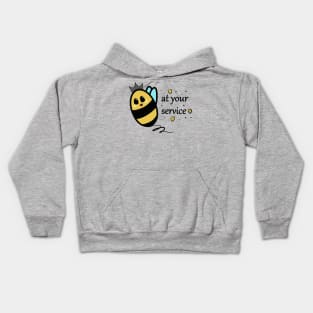 Queen Bee at Your Service Kids Hoodie